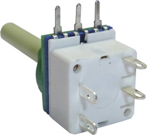 Potencjometr z przełącznikiem Potentiometer Service GmbH 7518, 2 x on / off, 100 kOhm