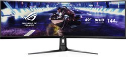 Asus XG49VQ Monitor  EEK G (A - G) 124.5 cm (49 cal) 3840 x 1080 px 32:9 4 ms HDMI, DisplayPort, USB, gniazdo słuchawkowe LCD (VA)