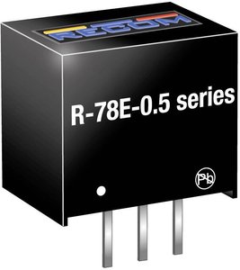 Przetwornica DC/DC, do PCB RECOM R-78E9.0-0.5 R-78E9.0-0.5, SIP-3, 9, 500 mA, 1 szt.