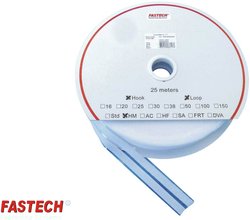 Taśma rzepowa do przyklejania na gorąco element z pętelkami i haczykami (D x S) 25000 mm x 10 mm biały FASTECH® T0401000000325 1 par(a)