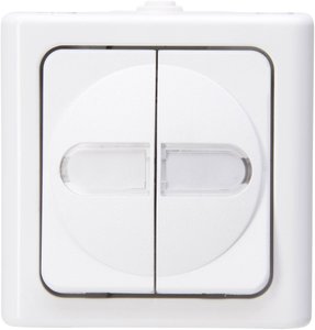 Przełącznik seryjny Komplet Kopp BlueElectric 560502004, biały