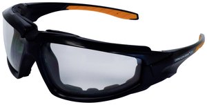 Ekastu  277 374 Okulary ochronne  czarny, pomarańczowy EN 166-1 DIN 166-1
