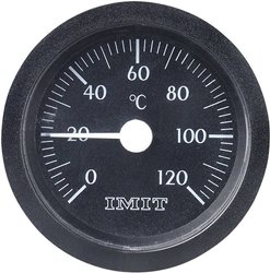 Termometr tablicowy, panelowy IMIT 100847, 0 - 120 °C, Dokładność: ± 5 °C, Ø 52 mm