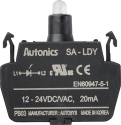 TRU COMPONENTS  Typ pojedynczy blok LED / 12 V, 24 V / żółty TRU COMPONENTS SA-LDY Element LED   żółty  12 V, 24 V 1 szt.
