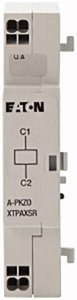 Wyzwalacz wzrostowy PKZ0(4), PKE, DC, 24 V DC, zaciski wtykowe Eaton A-PKZ0(24VDC)-PI Wyzwalacz napięciowy 1 szt.