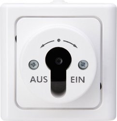 Przełącznik kluczykowy Komplet Kopp BlueElectric 561702018, biały