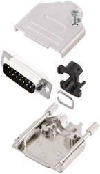 Zestaw listew męskich D-Sub MH Connectors MHDTZK15-DM15P-K, rzędy: 2, styki: 15, 180 °, 1 szt.