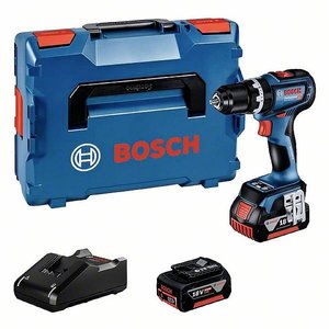 Bosch Professional GSB 18V-90 C  -Wkrętarka udarowa akumulatorowa  zaw. 2 akumulatory, zaw. ładowarkę, zaw. walizkę