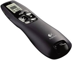 Prezenter Logitech R700 zaw. wskaźnik laserowy, zintegrowany wyświetlacz