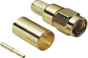 Złącze SMA odwrócone TRU COMPONENTS  1579292 złącze męskie proste  1 szt.