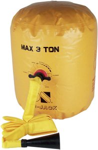 Podnośnik balonowy/poduszkowy, napełniany spalinami Berger & Schröter, udźwig 3 t, wysokość pracy 60 cm