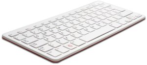 Klawiatura Raspberry Pi® z hubem USB (Typ klawiatury: AZERTY) Klawiatura Raspberry Pi® RPI-KEYB (FR)-RED/WHITE AZERTY