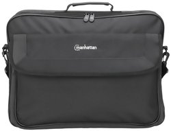 Torba na laptopa Manhattan Notebooktasche für bis 17,3'', vollständig aufzuklappen,gepolstertert, Staufächer 439992, 43,9 cm (17,3'') , (S x W x G) 432 x 326 x 72 mm, czarny