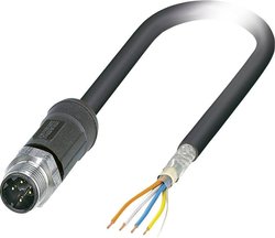 Kabel czujników/elementów wykonawczych Phoenix Contact VS-M12MSD/10,0-93X OD 1454228 Ilość styków: 4 1 szt.