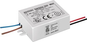 Zasilacz Power Supply 4 w AC/DC dla LED LIGHTLINE 3,75 kV RECOM  Sterownik LED   4.2 W 700 mA 3 - 6 V/DC  1 szt.