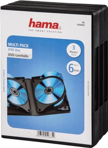 Pokrowiec na płyty DVD Hama Multi Pack 00049685, 3 szt.