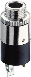 Złącze Jack żeńskie 2,5 mm, stereo Hicon HI-J25SEF