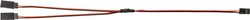 Kabel Y Serwo Reely RE-6992169 [2x złącze męskie Futaba - 1x złącze żeńskie JR] 30.00 cm