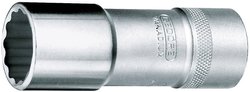D 19 L 10 - GEDORE - nasadka 1/2'', długi Profil UD 10 mm Nasadka 10 mm Gedore D 19 L 10 6141140 1 szt.