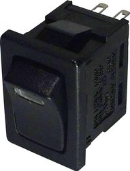 Przełącznik TRU COMPONENTS 1587518, 250 V/AC, 6 A, 1 x wył/wł, zatrzask, 1 szt.