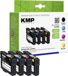 KMP Tusz Zamiennik Epson 29XL, T2996, T2991, T2992, T2993, T2994 Czarny, Cyjan, Magenta, Żółty atrament KMP E218VX 1632,4050, 1 szt.
