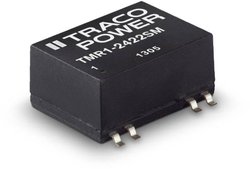 Przetwornica DC/DC, SMD TracoPower TMR 1-0513SM TMR 1-0513SM, SMD, 1 W, 15 V/DC, 67 mA, 1 szt.