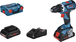 Wiertarko-wkrętarka akumulatorowa Bosch Professional GSR 18V-60 C 06019G110B 18 V 4.0 Ah zaw. walizkę, zaw. 2 akumulatory