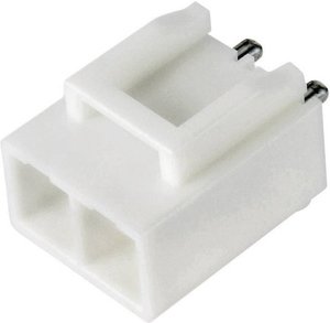 Listwa kołkowa, męska, do wbudowania, precyzyjna JST B02P-VL, Ilość pinów 2, Wymiary siatki: 6.20 mm, 1 szt.