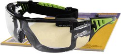 L+D Upixx Green Vision 26792SB Okulary ochronne  czarny, zielony