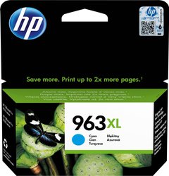 HP  963XL  Tusz  Cyjan  3JA27AE  tusz oryginalny HP 963XL atrament  tusz oryginalny Cyjan 3JA27AE Tusz