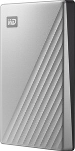 WD My Passport Ultra 2 TB  Zewnętrzny dysk twardy 6,35 cm (2,5'') USB-C® srebrny WDBC3C0020BSL-WESN