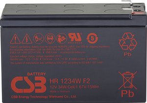 Akumulator ołowiowy CSB Battery HR 1234W high-rate HR1234WF2, AGM, 12 V, 8.4 Ah