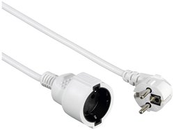 Przedłużacz Z Uziemieniem „Profi”, 10 M, Biały przedłużacz Hama 00047867, 10.00 m
