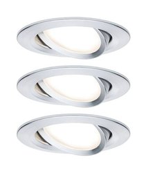 Oświetlenie wewnętrzne LED Paulmann Coin Slim 93903 Zestaw 3-elementowy 18 W 470 lm