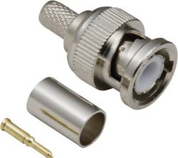 Złącze BNC BKL Electronic 0401002/D 0401002/D złącze męskie proste 75 Ω 1 szt.