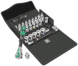 Zestaw nasadek trzpieniowych Wera 8100 SB All-in 05003536001, końcówka 3/8'', 35 części