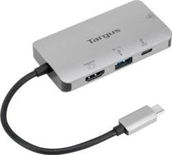 Stacja dokująca USB-C ™ DP Alt-Mode z pojedynczym wideo 4K HDMI z 100 W PD pass-thru Stacja dokująca do laptopa USB-C® Targus Stacja dokująca do laptopa USB-C®