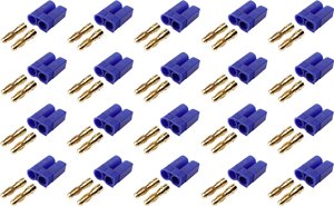 Złącze męskie akumulatora EC5 Reely 1399712 pozłacane 20 szt.