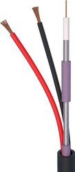 Kabel audio video ELAN 83051, 2 x 0.75 mm², czarny, Produkty w metrach bieżących