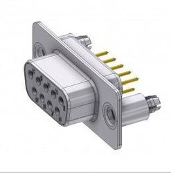 Złącze żeńskie D-Sub Deltron Connectors DTS 09 SY/2 M86UN, rzędy: 2, styki: 9, 180 °, 1 szt.