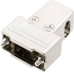 Obudowa złącza D-SUB Ilość styków: 9 tworzywo sztuczne, metalizowane 180 °, 45 °, 45 ° srebrny MH Connectors MHTRI-M-09-K 1 szt.