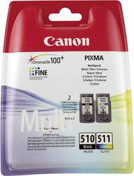 #####Tinte tusz oryginalny Canon PG-510 / CL-511 Zamiennik Canon PG510, CL-511 Czarny, Cyjan, Magenta, Żółty