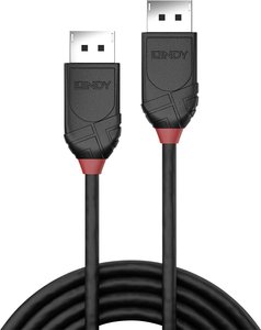 Kabel DisplayPort LINDY LINDY 0.5m DisplayPort 1.2 Kabel Black 36490, 0.50 m