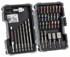 Zestaw wierteł i bitów szlifowany 35 szt. Bosch Accessories  2607017328