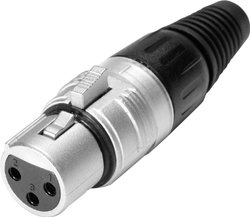 Złącze kablowe XLR, żeńskie, 3-Pin Hicon HI-X3CF