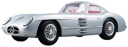 Model samochodu Maisto Mercedes 300SLR Uhlenhaut Coupe 1955, Silber