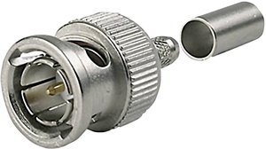 Złącze HDTV-BNC Telegärtner J01002A0058 J01002A0058 złącze męskie proste 75 Ω 1 szt.