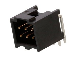 Molex 901303206 Listwa połączeniowa z ryglem Wymiary siatki: 2.54 mm Ilość pinów: 6 Ilość rzędów: 2 1 szt. paleta