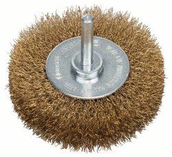 Szczotka tarczowa, 75 mm, 0,2 mm, 4500 obr./min, 16 mm Bosch Accessories N/A N/A Ø trzonka 6 mm 2608622054 1 szt.