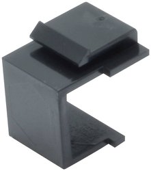 Zaślepka do krosownicy modułowej (Keystone), kolor czarny (RAL 9005) Pokrywa patch panelu Digitus DN-BLIND-SW